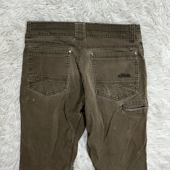 KUHL MEN’S KANVUS JEAN SIZE 30x32 KHAKI TAN STRAIGHT LEG - Picture 4 of 8